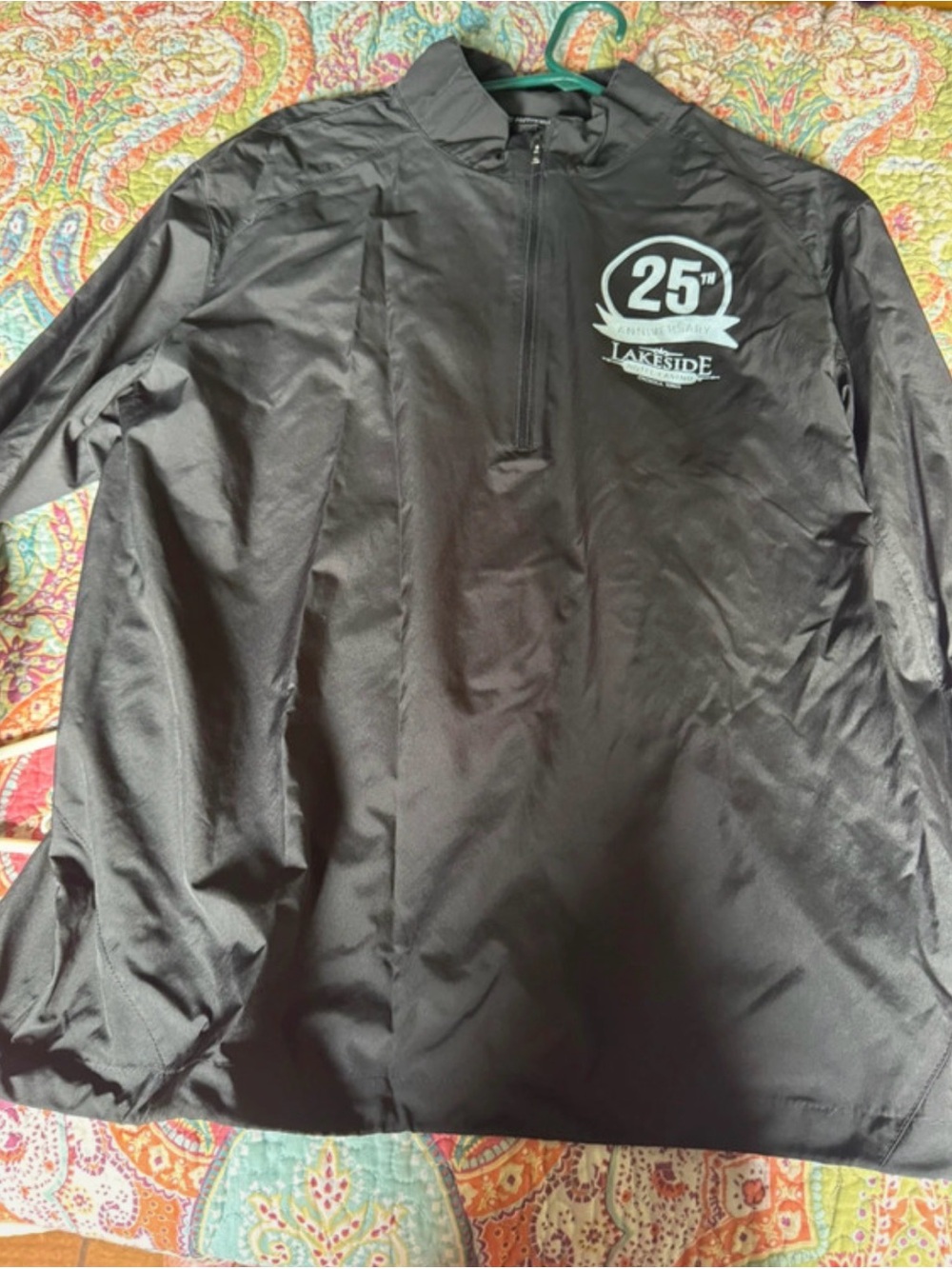 Port Authority Black 25th Anniversary Men's Windbreaker